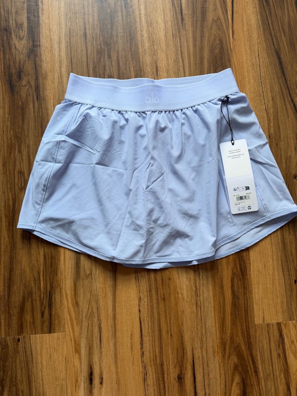 ALO Yoga Match Point Skirt Light Provence Blue Size M NWT - Picture 3 of 4